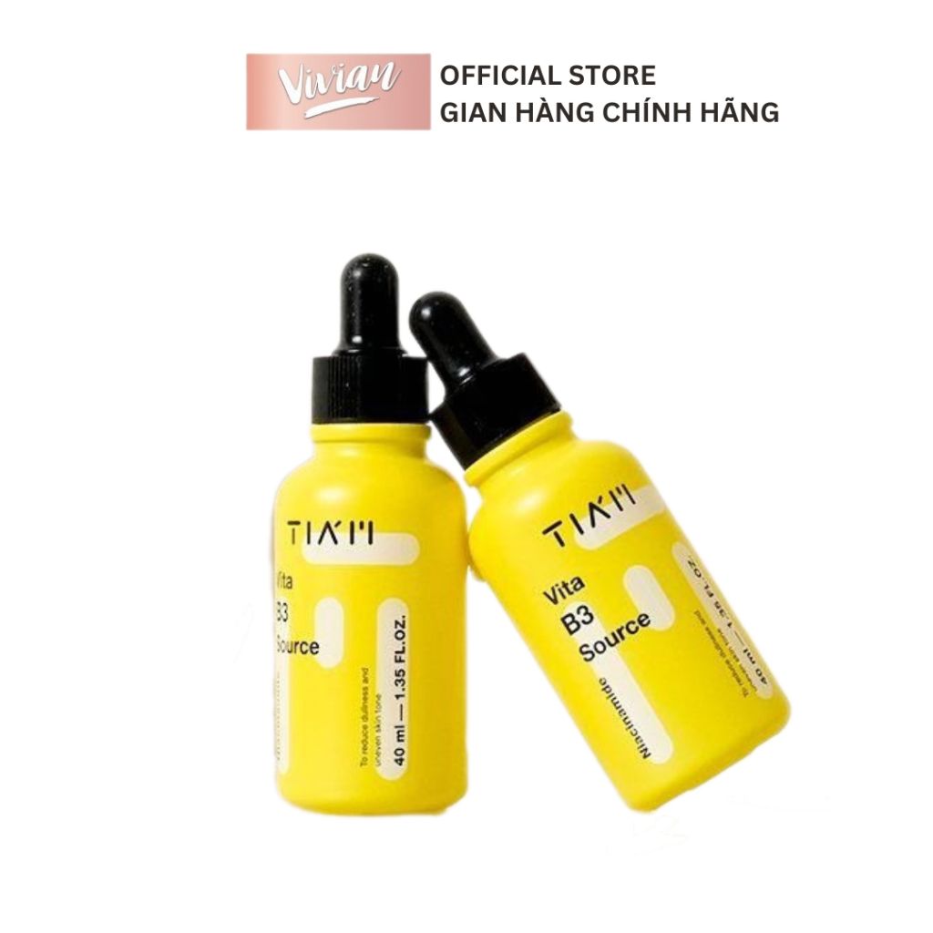  Serum TIA'M dưỡng sáng, phục hồi cho da mụn Tia'm Vita B3 Source 40ml (MP9174) 