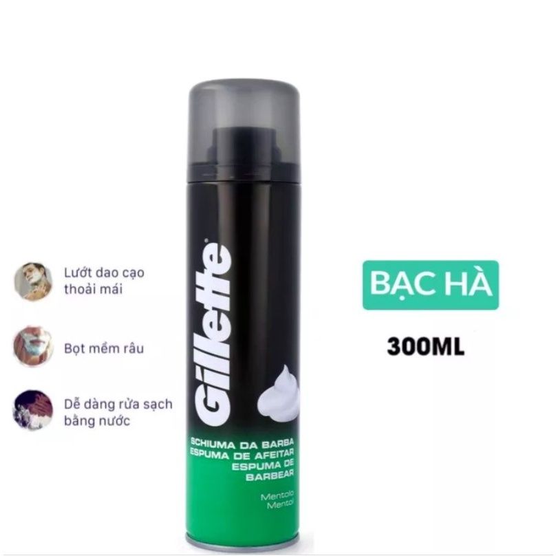  Bọt cạo râu Gillette 300g (MP5992) 