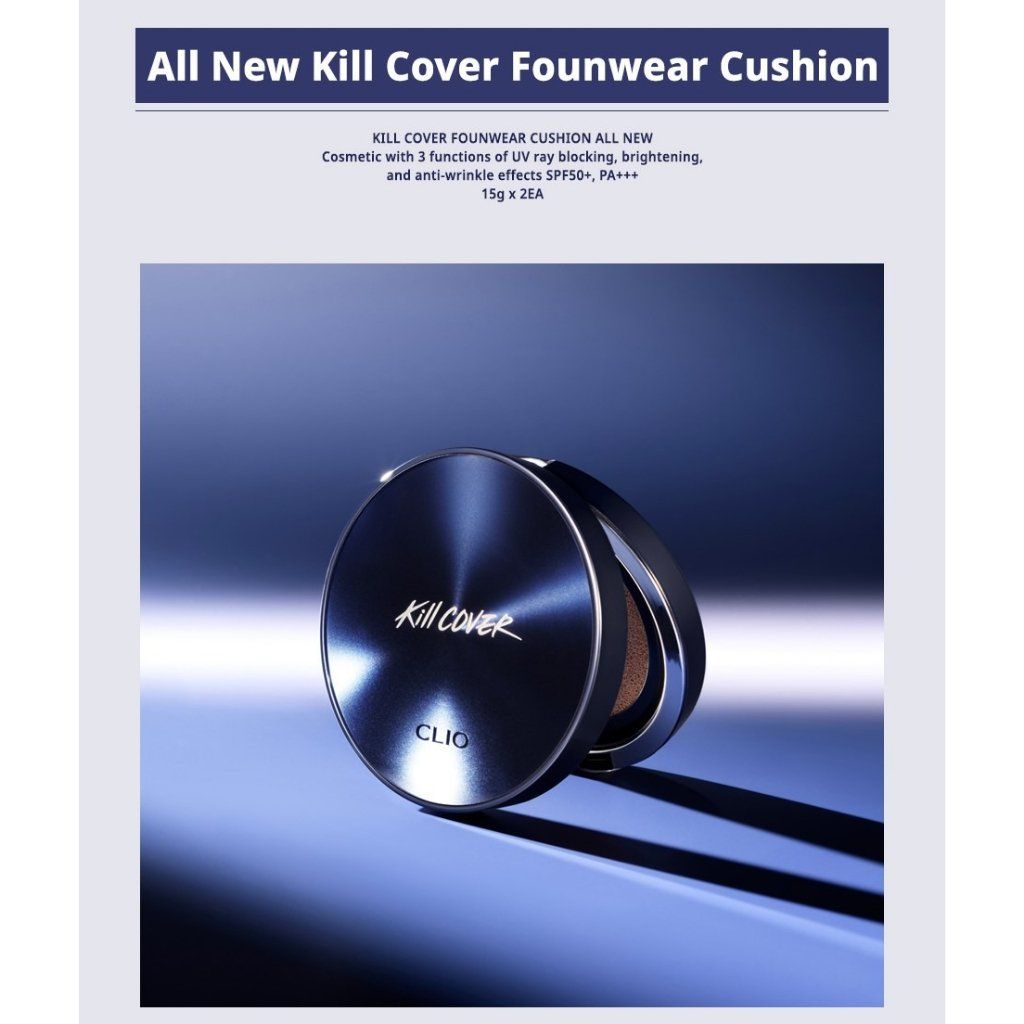  Phấn nước Clio Kill Cover The New Founwear (MP8525  MP8526) 