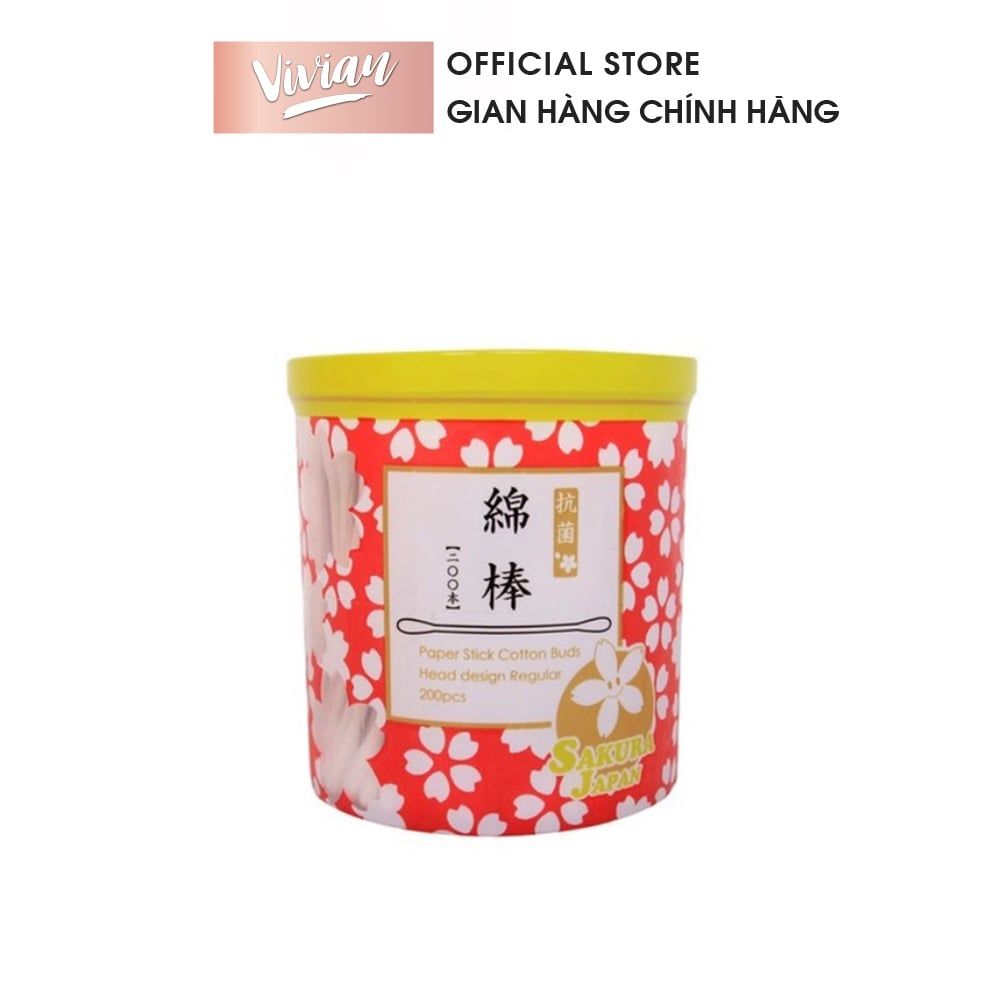  Tăm Bông Sakura TB01(200 que) - MP3447 