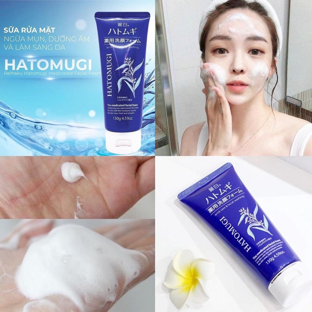  Sữa rửa mặt Hatomugi 130g (MP7726) 