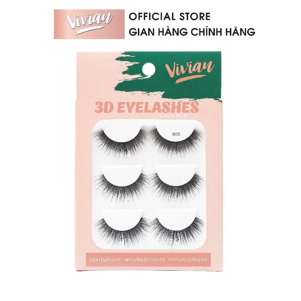  Mi Giả 3D Vivian Beauty Mã 805 - 840 