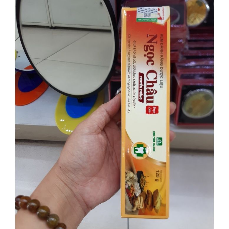  Kem đánh răng dược liệu Ngọc Châu truyền thống 125g (MP8206) 