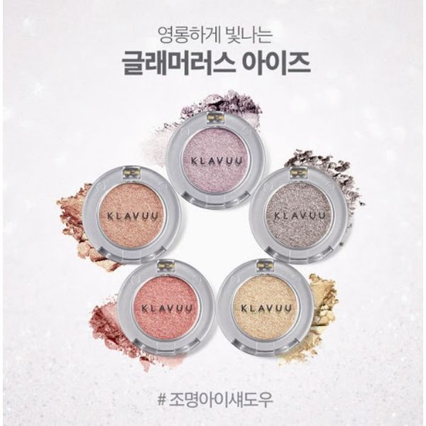 Màu mắt nhũ KLAVUU Midnight Pink #SP05