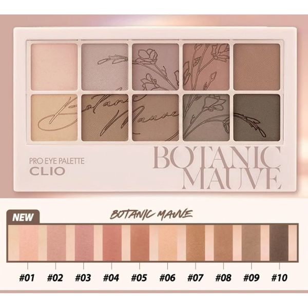 Màu mắt 10 ô Clio Pro Eye Palette #09 Botanic Mauve