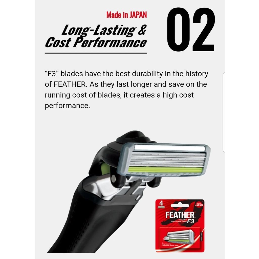  Lưỡi dao cạo Feather F3 (MP6641) 