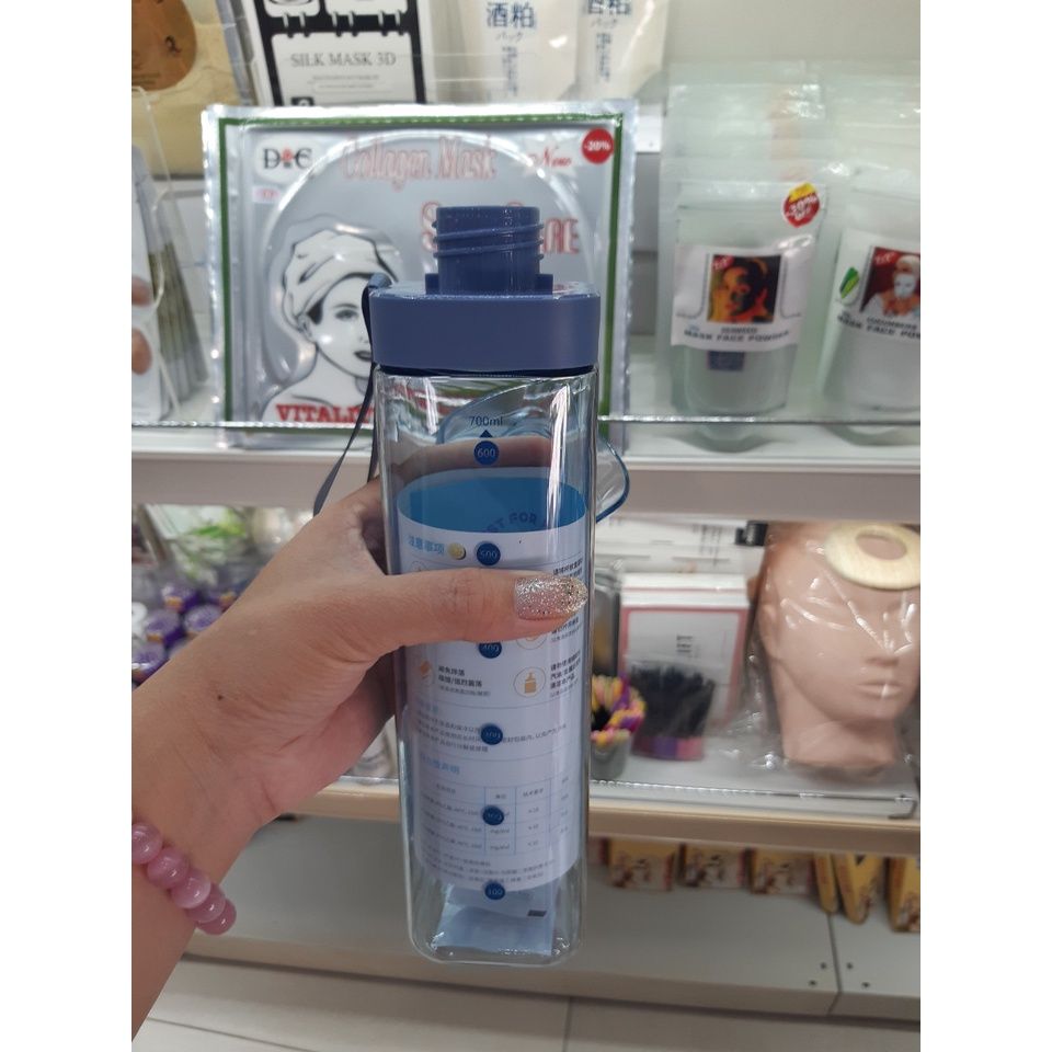  Bình nước thể thao vuông Diller 700ml (QT0064) 