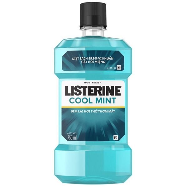 Nước súc miệng Listerine 750ml (bạc hà)