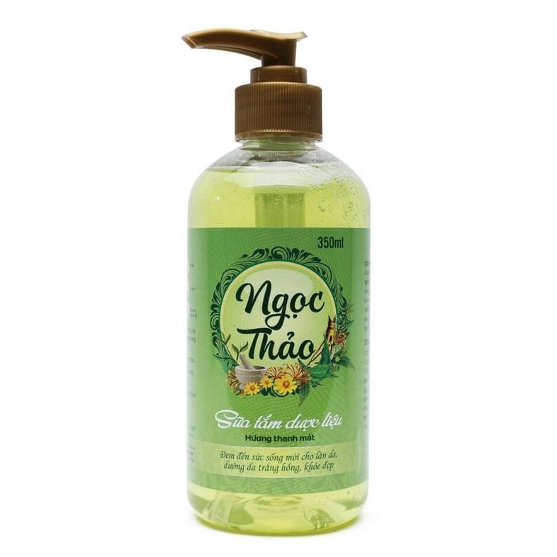  Sữa tắm dược liệu Ngọc Thảo hương thanh mát - Xanh 350ml (MP8217) 