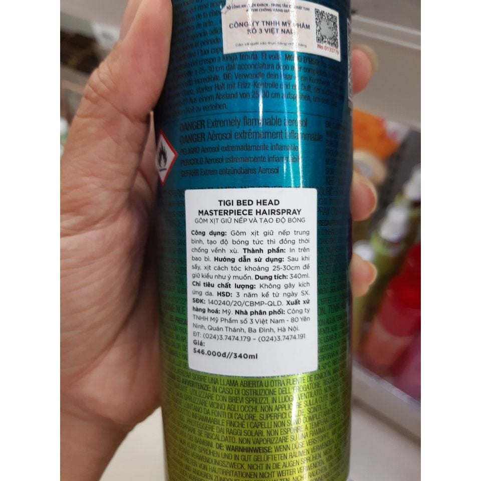  Gôm giữ nếp, tạo bóng TiGi 340ml (MP7774) 