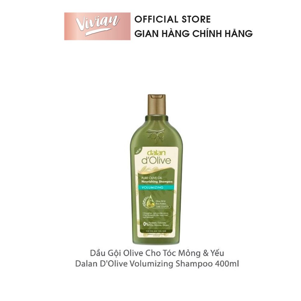  Dầu gội ô-liu Dalan D’Olive 400ml - Volumizing - MP8362 