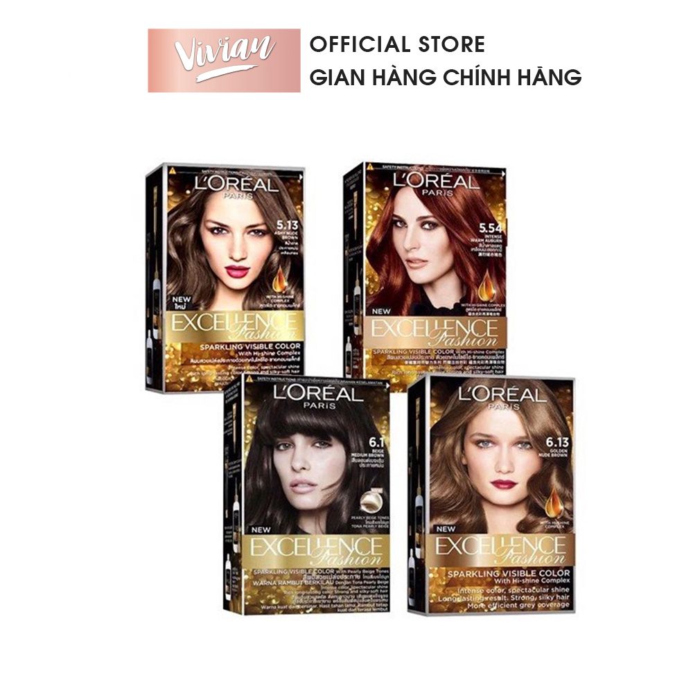  Thuốc Nhuộm Tóc LOreal Excellence Fashion (TO2206 TO2207 TO2209 TO2210) 