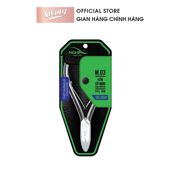 Kềm cắt móng M.03 Kềm Nghĩa thép không gỉ
