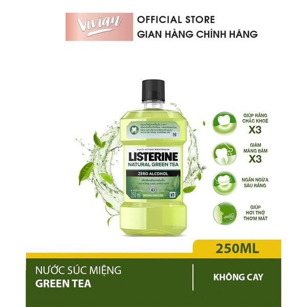 Nước súc miệng Listerine (ngừa sâu) 250ml