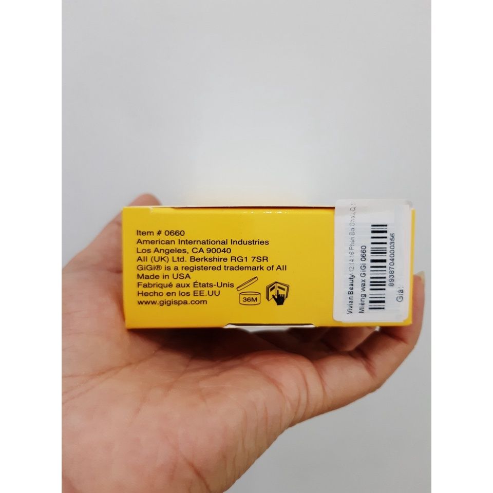  Miếng Wax GiGi Hair Removal strips 0660 (MP3034) 