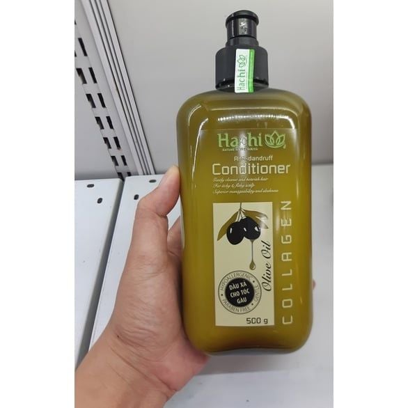  Dầu xả Hachi chiết xuất Oliu cho tóc gàu 500ml (MP8086) 