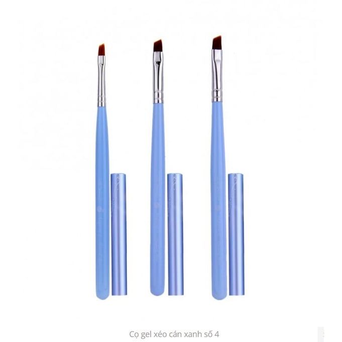  Cọ gel xéo cán xanh số 4-6 (NA4389 NA4390) 