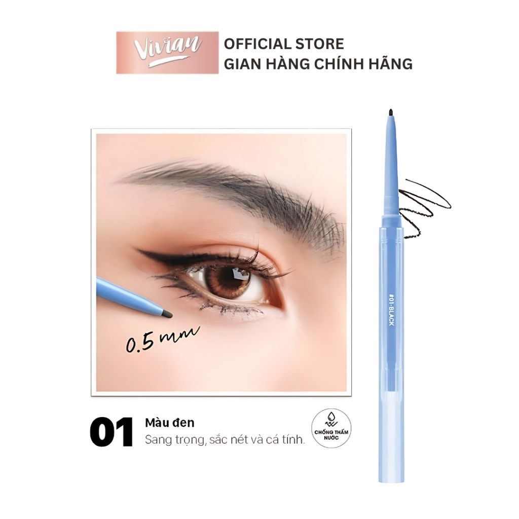  Chì gel kẻ mắt Vacosi Styling Twist Liner VM26 (MP9179  MP9180) 
