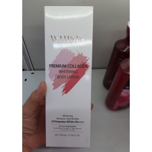  Kem Dưỡng Thể Trắng Da WHISIS Premium Collagen 200ml (MP8090) 