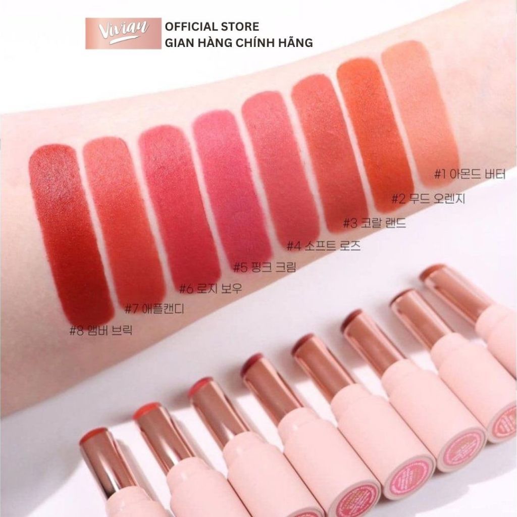  Son lì dạng thỏi Innisfree Airy Matte (MP9256 - MP9263) 