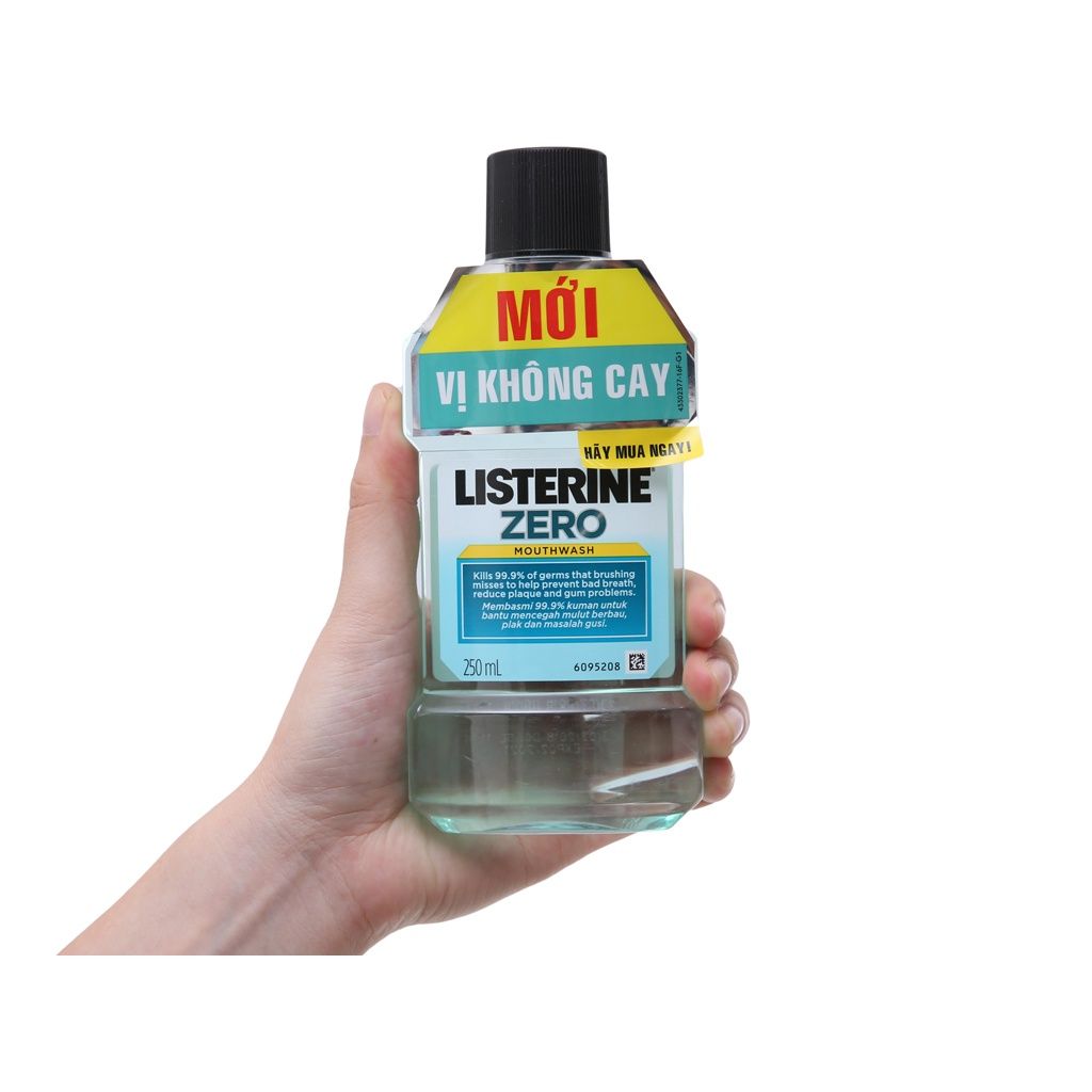  Nước súc miệng Listerine 250ml (không cay) (MP6927) 