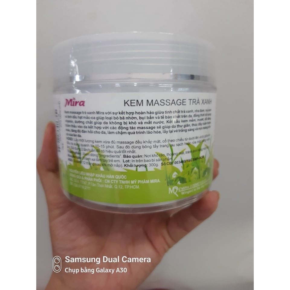  Kem Massage Trà Xanh MIRA (MP2799) 