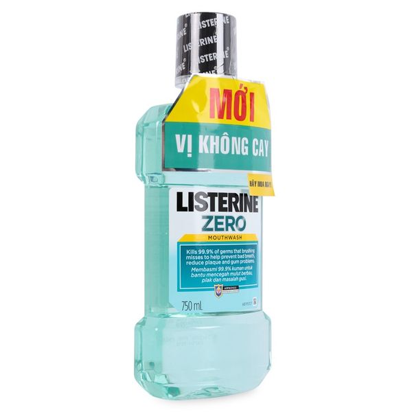 Nước Súc Miệng Listerine Cool Mint Zero (Không Cay)