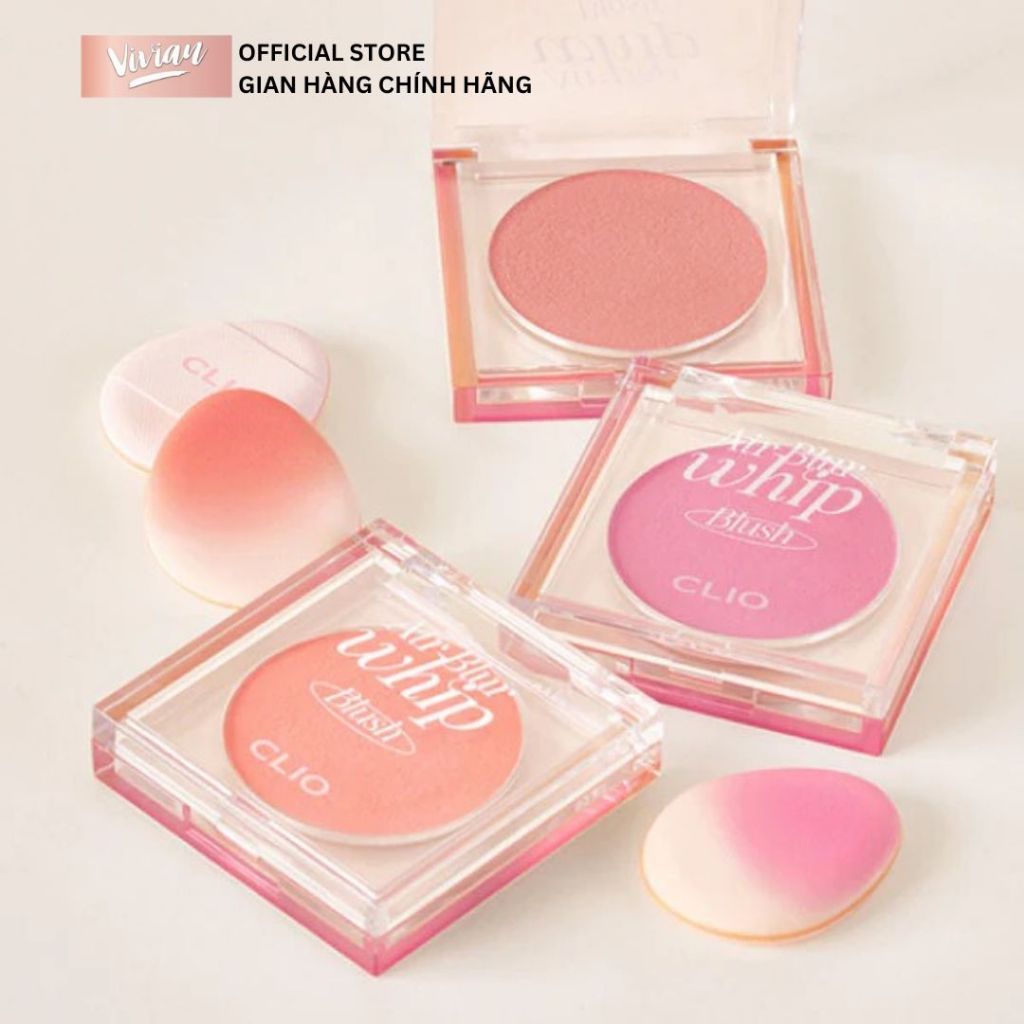  Má hồng Clio Air Blur Whip Blush (MP9119 - MP9122) 