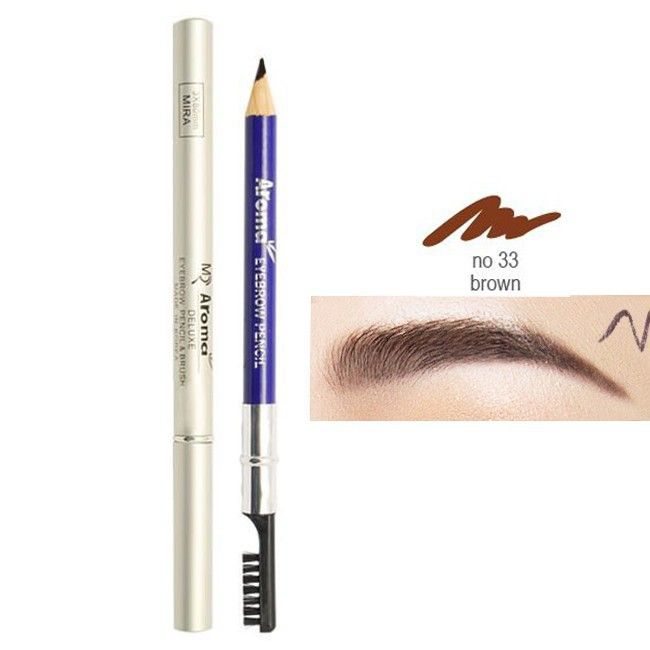  Chì Vẽ Mày AROMA Eyebrow Pencil (MP7115 MP7116 MP7117 MP7118) 