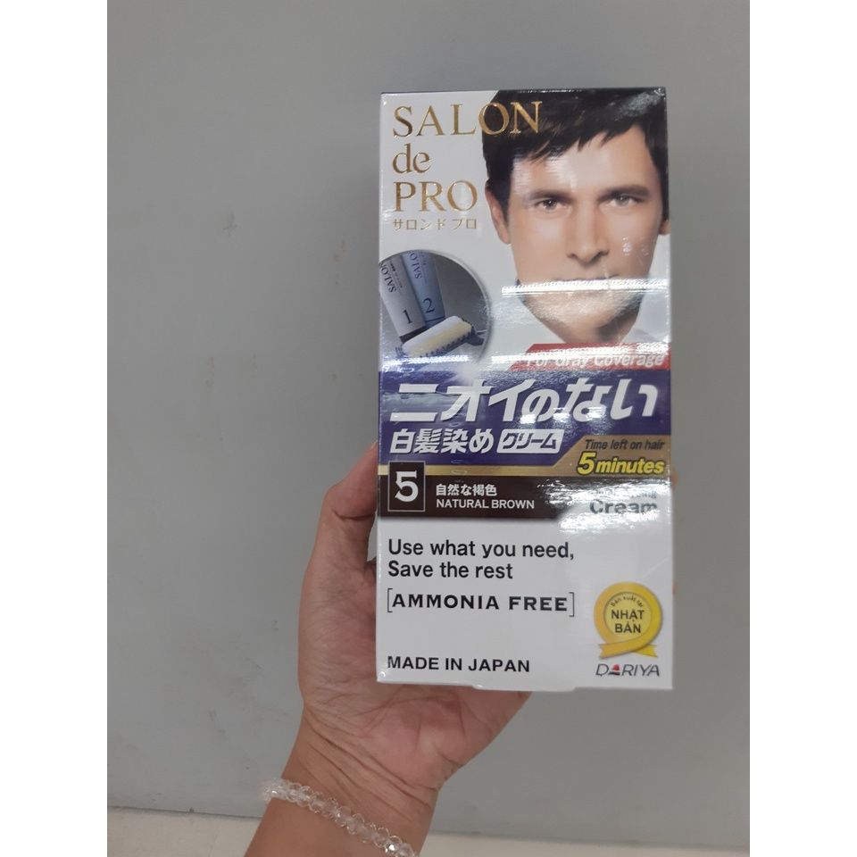  Nhuộm tóc Nhật SALON de PRO cho nam (TO2707 TO2708 TO2709) 