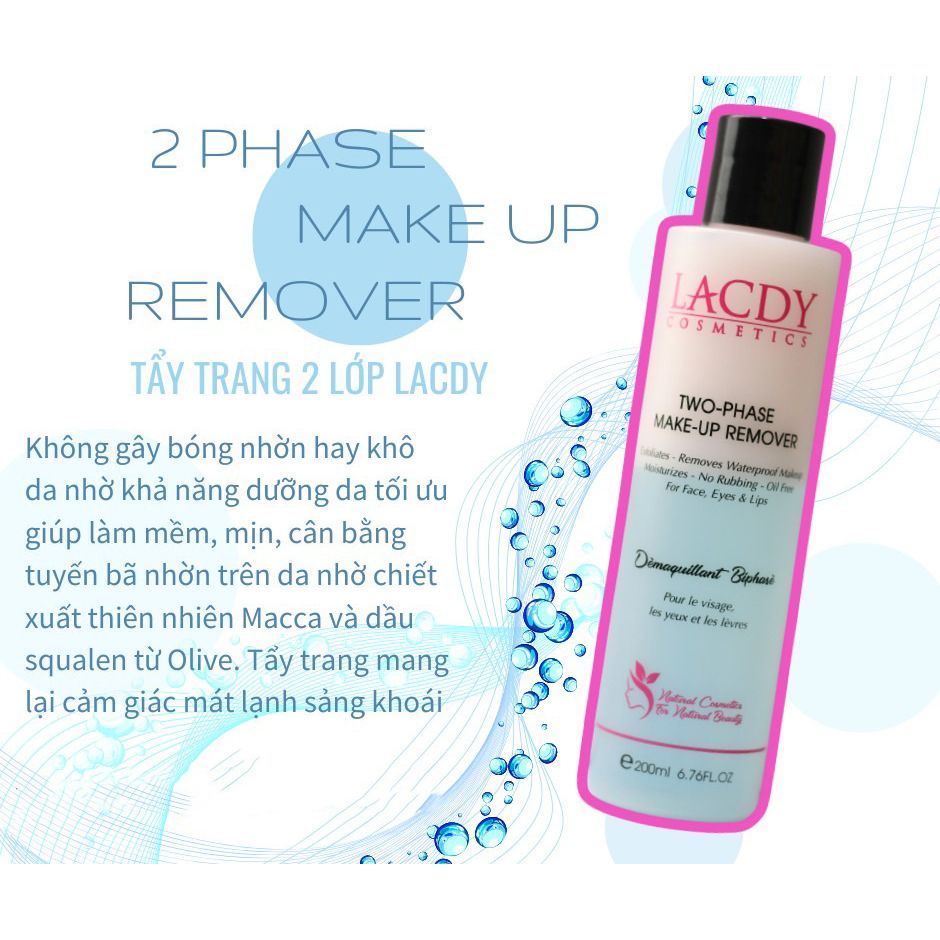 Nước tẩy trang 2 lớp Lacdy 200ml - L503 (MP8751) 