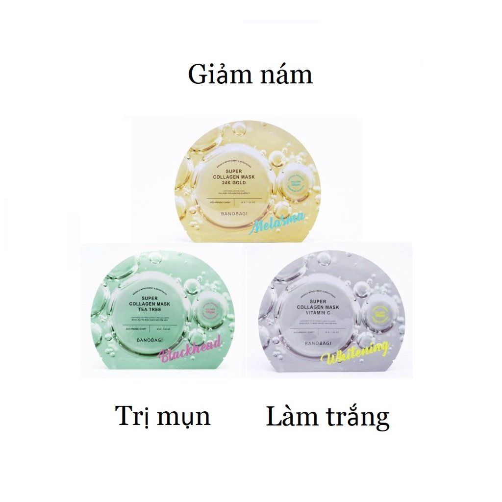  Mặt nạ HQ BNBG Super Collagen (MP8476 MP8477 MP8478 MP8479 MP8480 MP8481 MP8482) 