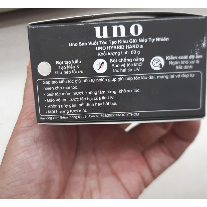  Sáp vuốt tóc UNO SHISEIDO 80g (Hard) - MP8198 