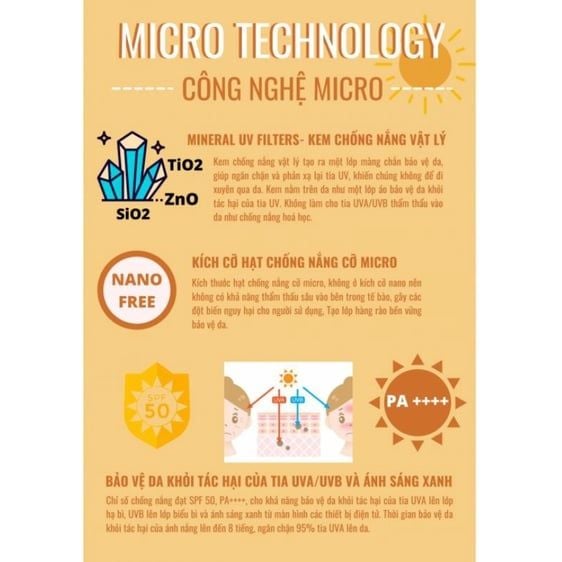  Kem chống nắng màu trắng LACDY 50ml - L517 (MP8035) 