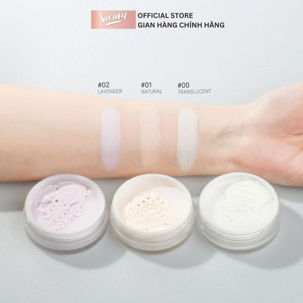  Phấn phủ siêu mịn Vacosi Flaso Loose Powder #00, #01, #02 (MP9115 - MP9117) 