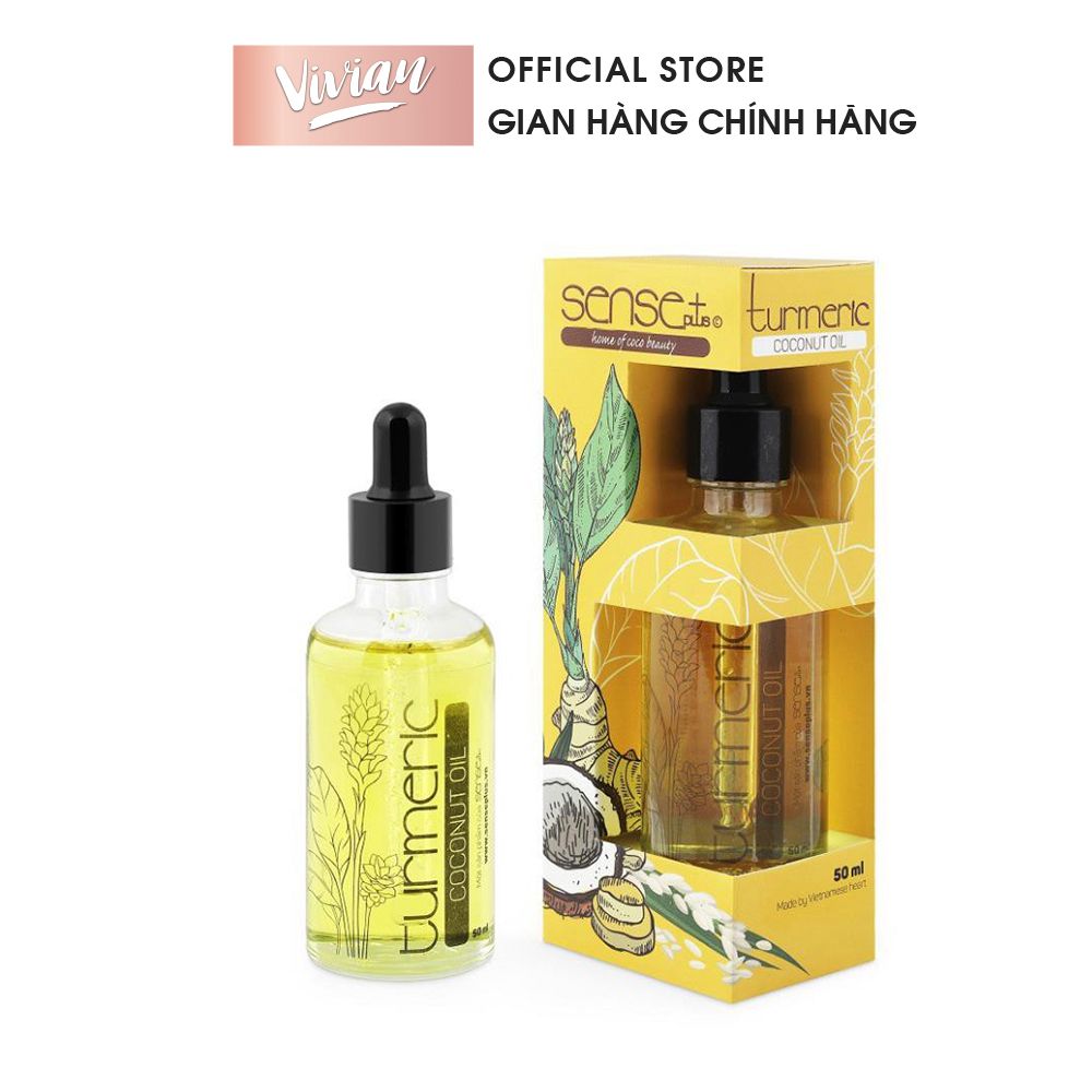  Dầu dừa nghệ trắng da Sense Plus 50ml (MP7234) 