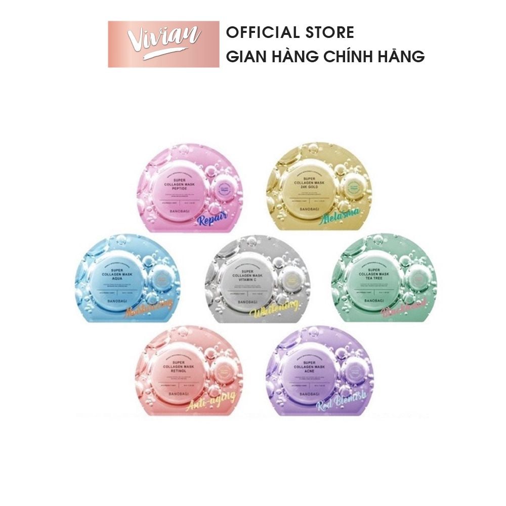  Mặt nạ HQ BNBG Super Collagen (MP8476 MP8477 MP8478 MP8479 MP8480 MP8481 MP8482) 