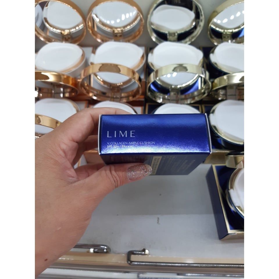  Phấn nước dưỡng ẩm LIME V Collagen Ample (MP7902 MP7903) 