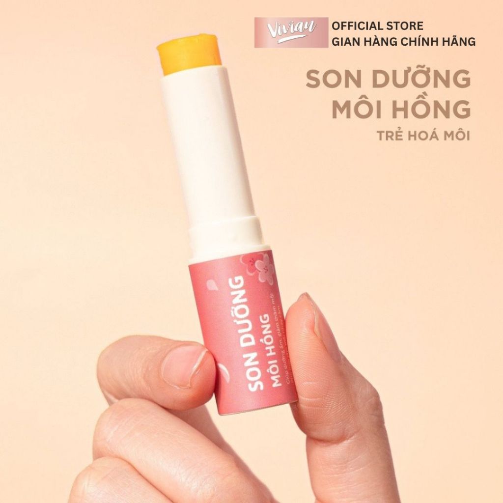  Son dưỡng môi hồng Cỏ Mềm (MP9419) 