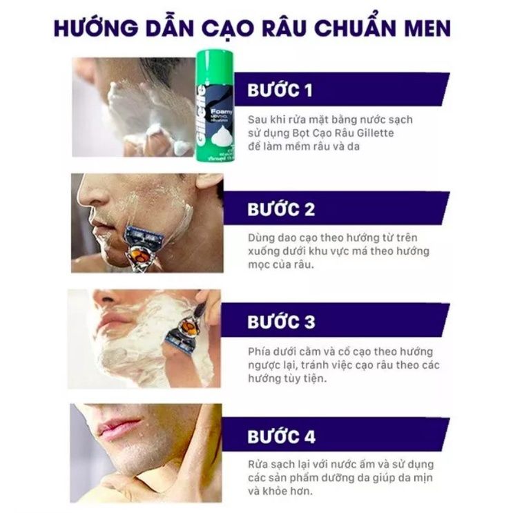  Bọt cạo râu Gillette 300g (MP5992) 