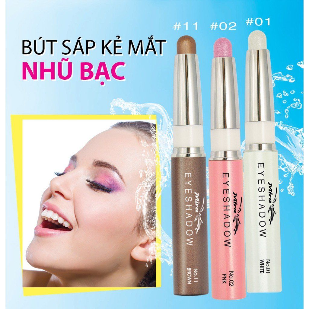  Bút sáp kẻ mắt ánh nhũ Mira Eyeshadow Hàn Quốc 1.5g (MP1151) 