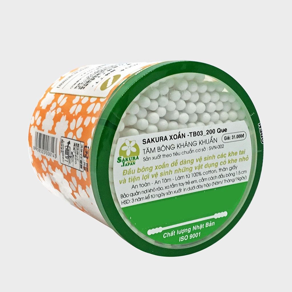  Tăm Bông Sakura TB 03 (200 que) - MP3609 