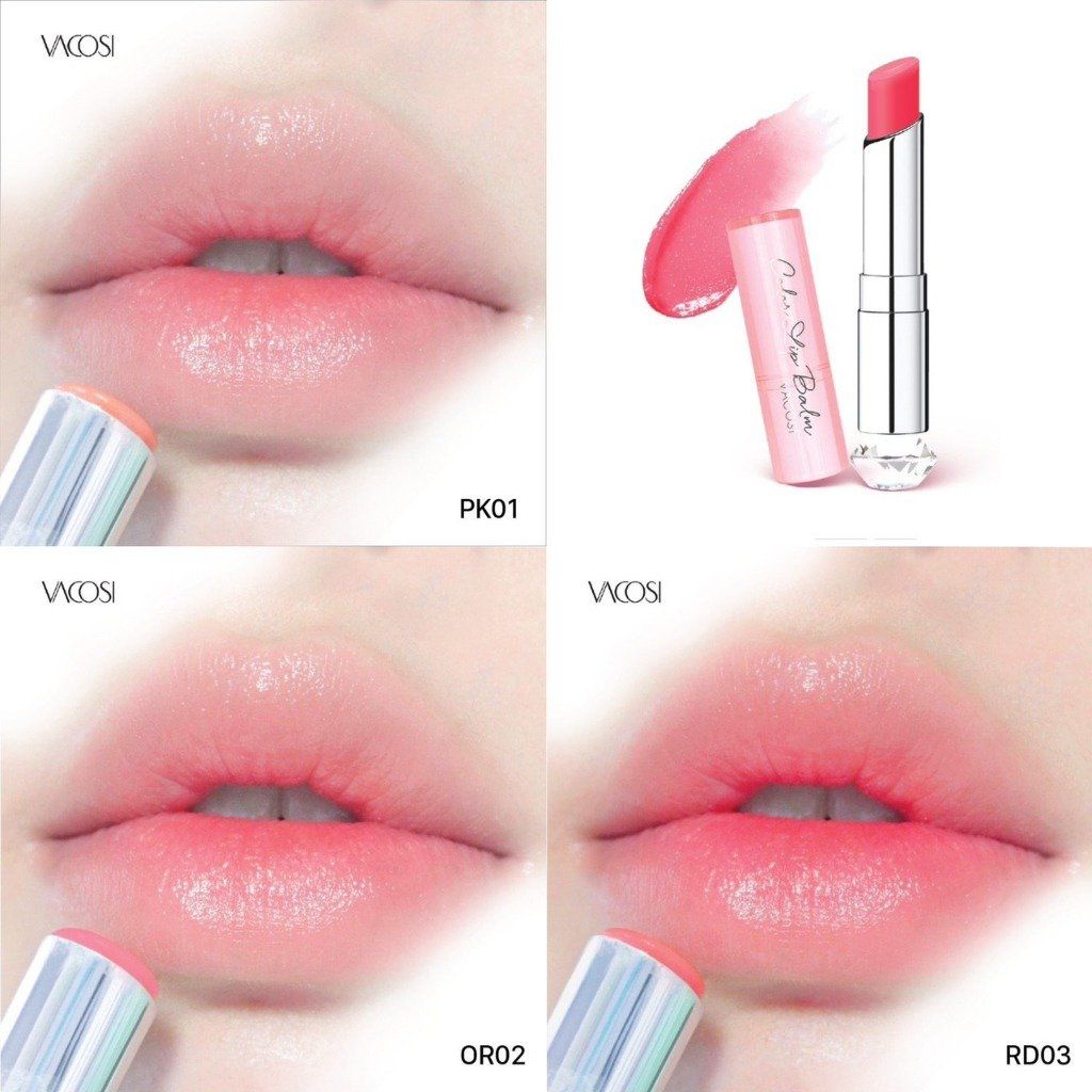  Son dưỡng có màu Vacosi Color Lip Balm (MP8760  MP8761  MP8762  MP8763  MP8764  MP8765) 