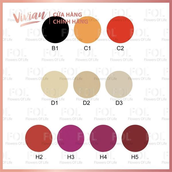 Bột vẽ Fol - Bảng màu 1