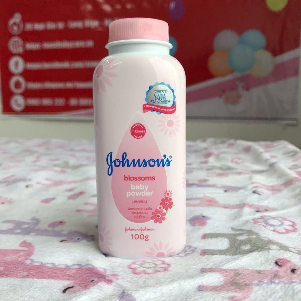  Phấn baby Johnson's 100g (hồng) - MP6934 
