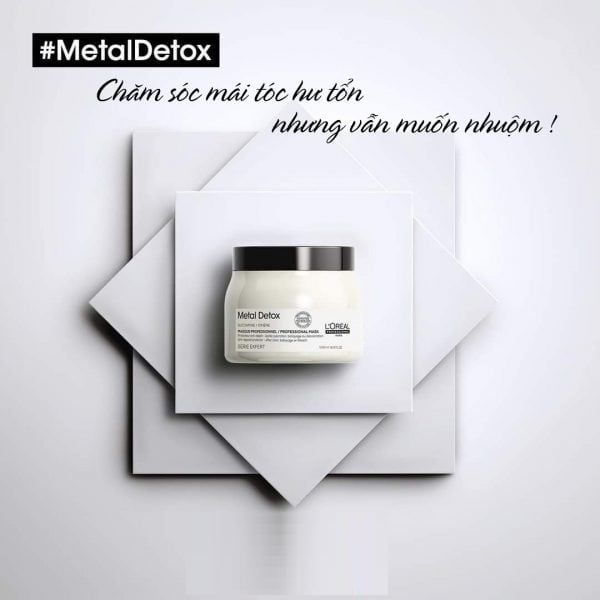  Hấp dầu Loreal Metal Detox dành cho tóc dày 500ml (MP7821) 