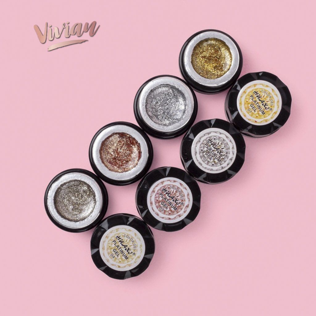  Gel nhũ viền platinum Huaxi (SO1685 SO1686 SO1687) 