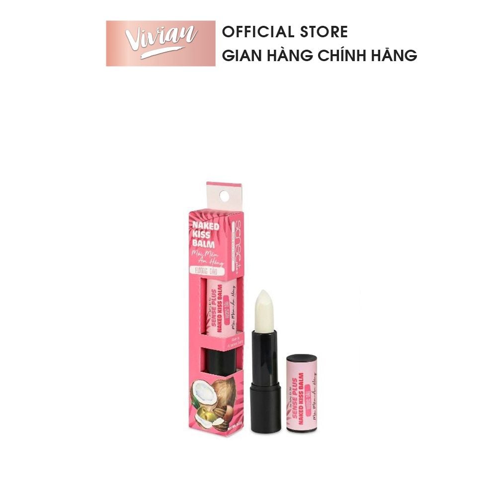  SON DƯỠNG MÔI MỀM THIÊN NHIÊN NAKED KISS BALM SENSE PLUS HƯƠNG DÂU 5G (MP7238) 
