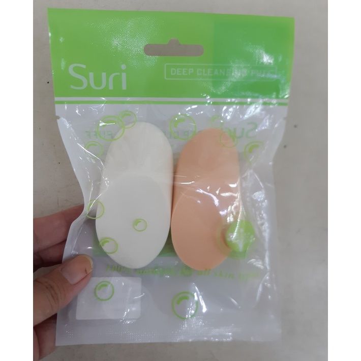  Bông phấn tán kem hình bầu dục Suri (MP8143) 