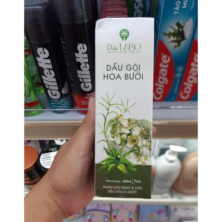  Dầu gội hoa bưởi Dừa LABO 208ml (MP8134) 